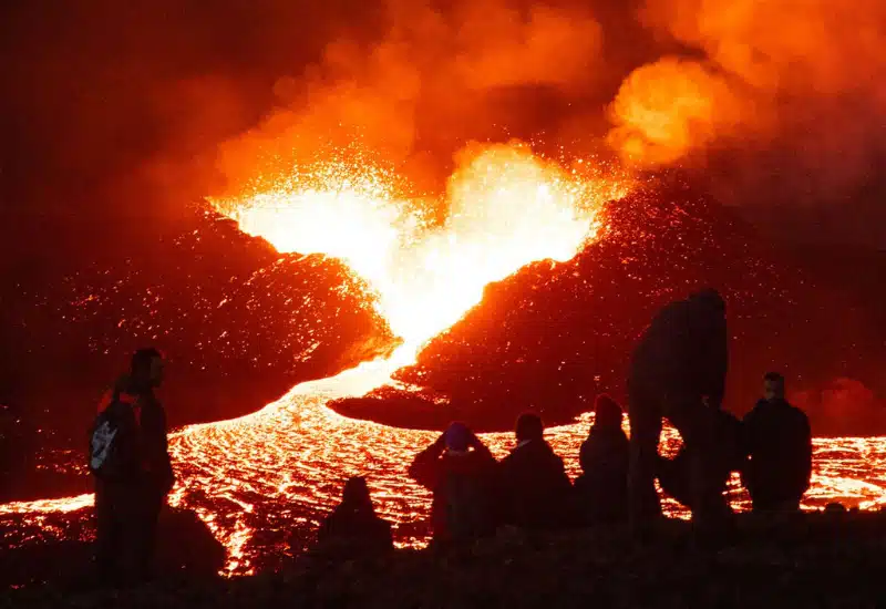 volcan en juillet